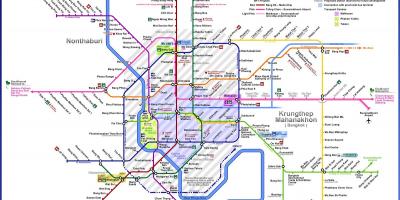 Bangkok bus ruta ng mapa