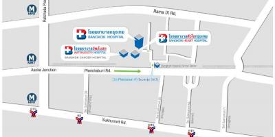 Mapa ng bangkok hospital