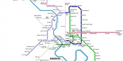Bkk mapa ng subway