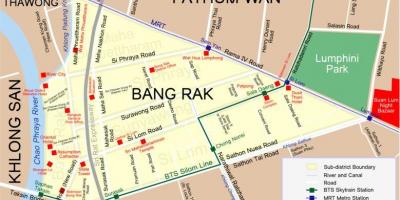 Mapa ng red light district ng bangkok