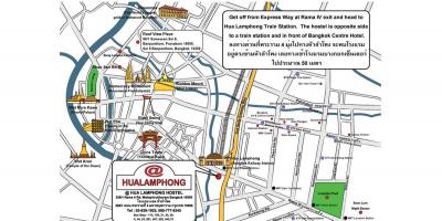 Hua lamphong railway station mapa