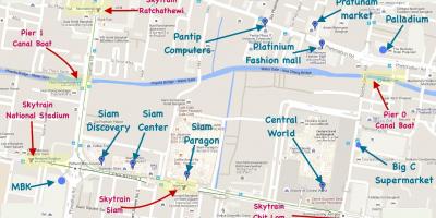 Mapa ng bangkok merkado