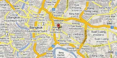 Mapa ng sukhumvit lugar sa bangkok