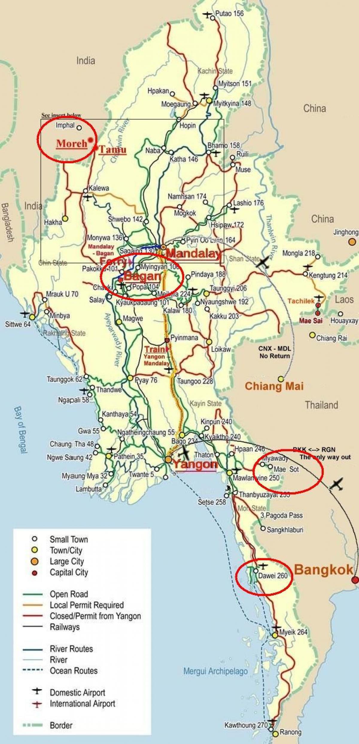 mapa ng bangkok highway