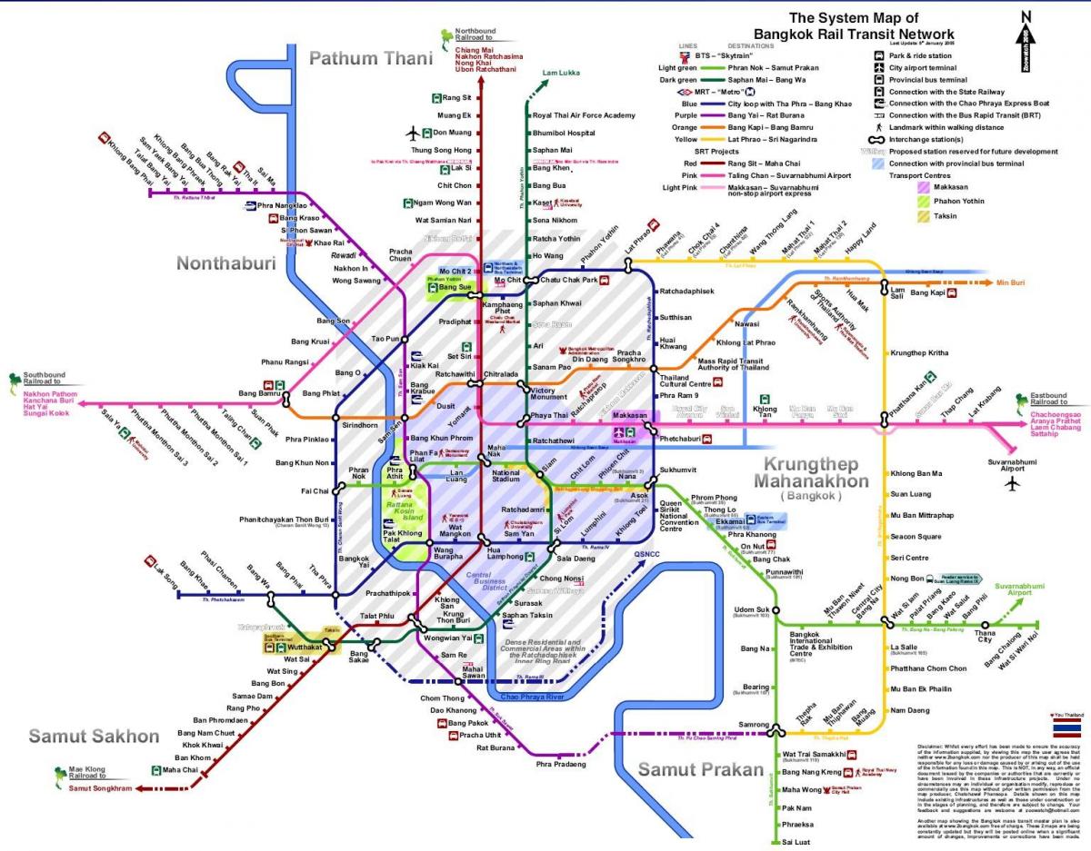 transit mapa bangkok