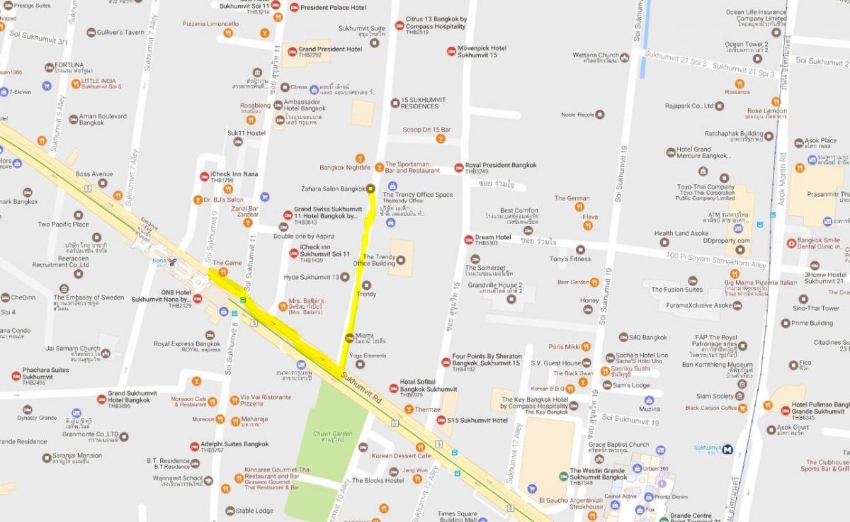 mapa ng sukhumvit bangkok