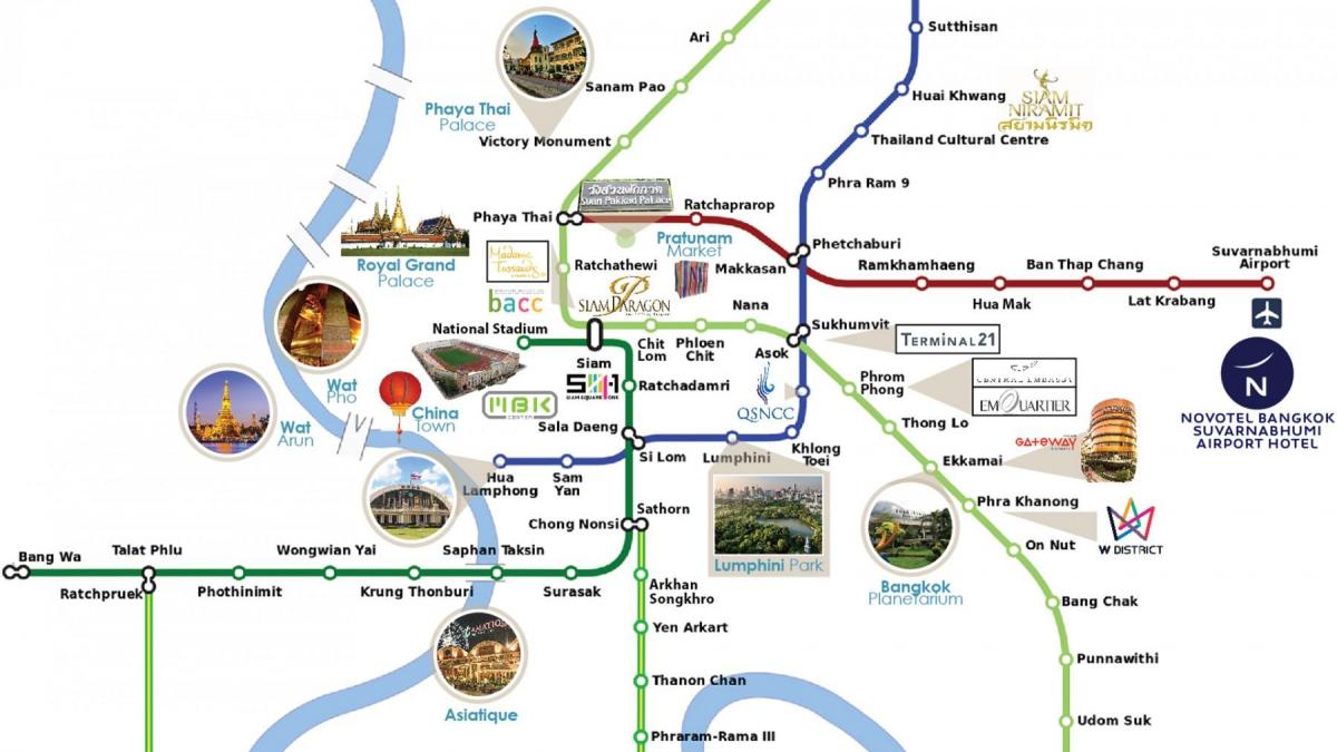 suvarnabhumi airport link mapa