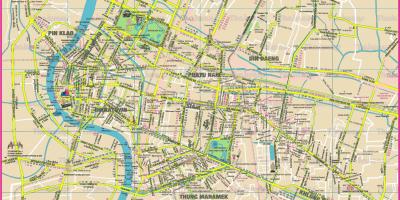 Mapa ng lungsod ng bangkok