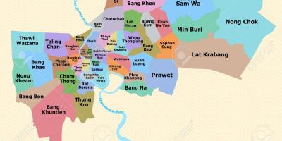 Mapa ng bangkok distrito