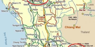 Mapa ng bangkok highway